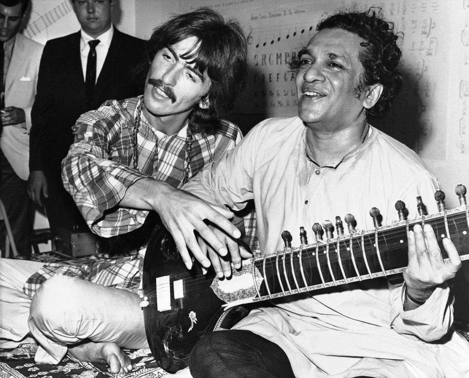 1967: Ravi Shankar And George Harrison